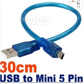 FreeShipping USB to miniusb cable  USB A to B MINI 5 PIN CABLE CORD For PC DIGITAL CAMERA