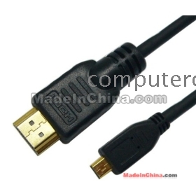 Freeshipping 100pcs/lot 5ft micro hdmi cable1.5M HDMI σε micro HDMI