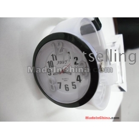 1pcs/lot  Free shipping  Candy watch Fashion new white jelly wrist watch  jelly watch  silicone watch 