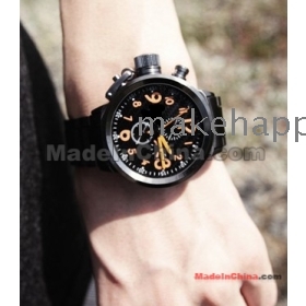 Unique design pointer cool the patron saint leisure table han edition innovative personality man watch      