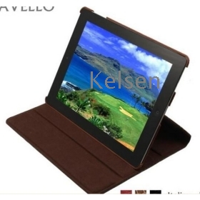 Krokodille mønster 360 Grader Roterende Stand Magnetic Smart Cover Leather Case for iPad 2 og til iPad 3 Engros gratis forsendelse