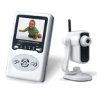 2.4 GHz Digital wireless baby monitors,2.5 inch Wireless LCD Receiver, 200M Range Night Vision Video & Audio Monitor Security Kit Free Shipping 