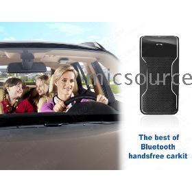 LD-158 Wireless Bluetooth Handsfree Speakerphone Car Kit  With Car Charger Free Shipping  