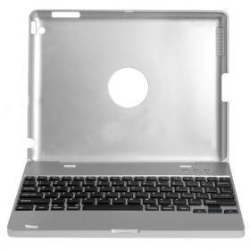 Bluetooth tastatur til iPad 2/3 Wireless Case Bluetooth Keyboard Cover 4000mAh Battery gratis forsendelse