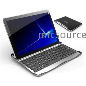 Алюминиевая клавиатура Bluetooth крышки случая с кронштейном Подставка для Tab 10.1 " P7500/7510 Бесплатная доставка