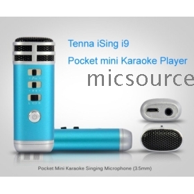 iSing i9, Wholesales Tenna iSing i9 Pocket mini Combination Karaoke Player, Singing Connect with Computer, Cell Phone, Mp3/Mp4/Mp5, Home Theater, Mini KTV Mic, Good gift for kids Free shipping