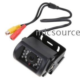 Car Rear View Reverse Backup Parking Waterproof CMOS Camera with IR LED Night vision,free shipping 