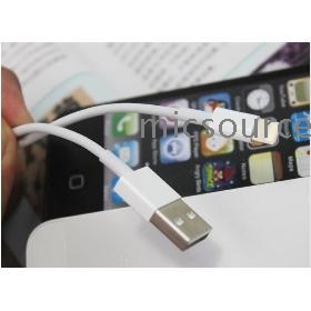 5pcs/lot 8Pin relâmpago para carregador USB Cabo adaptador para iPhone 5 iPod Touch iPod Nano 5 7 Gen