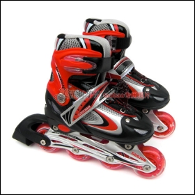 069 S-M-L size cheap children adult amusement body building flash skating shoes 