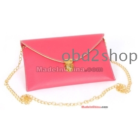 Korea Style Womens Envelope Clutch Chain Purse HandBag Shoulder Bag 12 Colors tote Envelope  bag