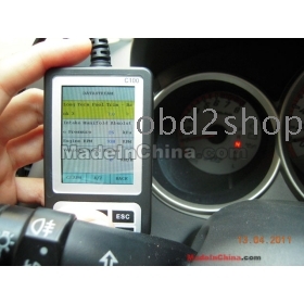 C100 Auto Scan OBDII/EOBD Code Reader airmail free shipping