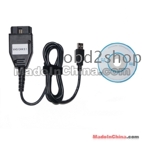 VAG CAN διοικητής 5.1 USB VAG Διοικητής 5,1 OBDII διαγνωστικά καλωδίων VAG καλώδιο OBD2 super