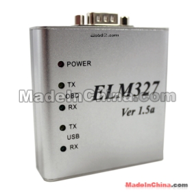 OBD2 auto can bus scanner ELM 327 1.5V USB CAN-BUS Scanner ELM327 Software can bus scan tool 