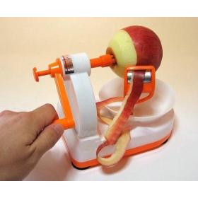 Las novedades de Apple pelador de frutas pelador peladoras cocina asistente de Apple Fruit Skinner / Policía de la fruta de manzana / pelador de patatas de metal hoja cortador de la fruta de productos de cocina de la máquina