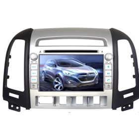 7-inčni 2 - DIN CAR DVD PLAYER S GPS za Hyundai Santa Fe 2010-2012 odijela za Inokom Santa Fe 2010-2012