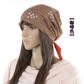 Free shipping fashion casual beanies hats caps with paillette for women 10pcs/lot--662-1