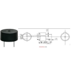 200pcs/lot 3v 5v 12 v ultrathin active electromagnetic buzzer 9 * 4.2 (9 mm * 4.2 mm)