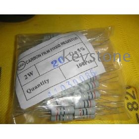 Wholesale - free shipping 100pcs resistor,2W/2R,Fixed resistor
