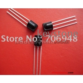 wholesale 500pcs/lot low voltage 2.7-5.5v 10-15m 38khz receive module remote tv vcr cd promotion free shipping mixed anti static package brand new dvd loudspeaker discount halloweeen