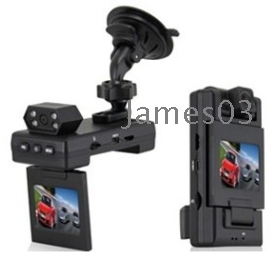 Free Shipping  Vehicle DVR Recorder GT-139 Dual lens DVR with 2.0`` TFT LCD Screen Car Video Recorder