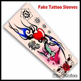 Clearance Sale 200pcs/lot Temporary Tattoo Sleeves with floral design  up to 100 models for choice  Mixed order Novelty Sleeve Tattoo ideas 