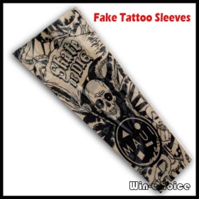 Wholesale 200pcs/lot Unisex  Tattoo Sleeves with skull design  up to 100 models for choice  Mixed order Novelty Sleeve Tattoo ideas 