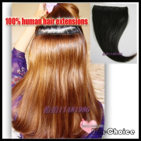 20" Human Hair Extension for Pear head style 100g/pcs Indian clip in extensions hair by DHL/EMS Free Shipping