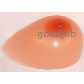 100% silicone material +Tear Drop Shape SILICONE BREAST FORMS Mastectomy  Breast 600g/piece cup