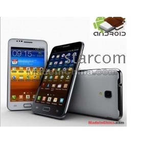 5'' Capacitive Screen Android 4.0 ICS Phone MTK6575 CPU 1G  4GB Nand 3G WCDMA Dual SIM Dual Camera GPS TV 