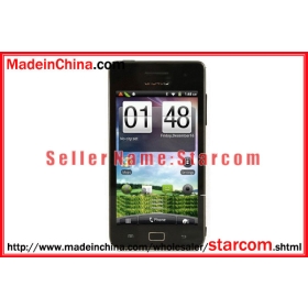 Free shipping i9100  capacitive screen phone MTK6573 GPS wifi a9100