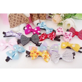 free shipping  kid's   cute  Hair Accessories  bow hairpins   4cm 