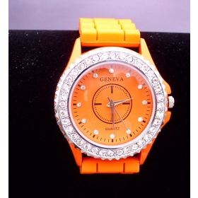 Wholesale freeship 10Pcs/lot,2012 Fashion Geneva Sports Watch,Beauty Colorful Jewelry Silicone Watch,New Arrival Jelly Watch