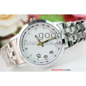 Free shipping M supply delicate and fashionable man with business steel watch 123558