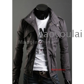 Free shipping 2011 autumn winters is men's clothing han edition jackets in British memories of the trend of cultivate one's morality LiLing men's installed car coat      