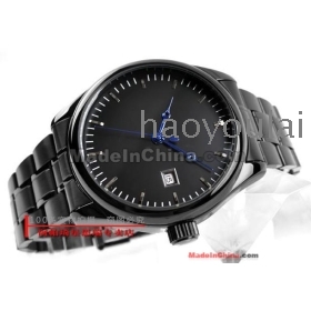 Free shipping dynamic whole black man automatic mechanical watch business calendar watch elegant lady              