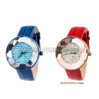 Free shipping female watch 2011 new big dial female table set auger fashion watch female table 8407        
