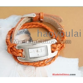 Free shipping han edition hand knotted rope fashionable skin joker watch/hand catenary six color into