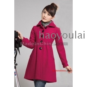 Free shipping 2011 new Korea female outfit cashmere coat NeDaYi qiu dong? Long money from buttons in the coat