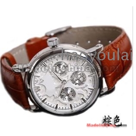 Free shipping multi-function automatic mechanical watch fashion business leisure male watch            