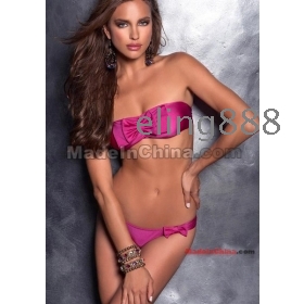 FREE SHIPPING sexy Lingerie Swimwear bikini HJ4042 hot pink Size :8,10 ,12