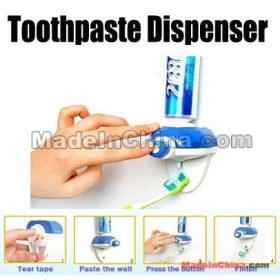 free shipping New Automatic Toothpaste Dispenser Squeezer Hands NIB