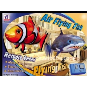 free shipping r/c Toy air swimmers, rc flying fish , rc flying shark 