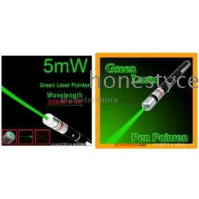 free shipping 532nm green Laser Pointer Pen Beam Light 5mW