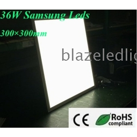 20pcs Free shipping 300x300 LED panel light 36W SAM SUNG 5630 Led Indoor Lighting 3 Years Warranty