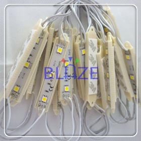 40pcs 5050 3 LED Modules White Waterproof IP65 DC12V 78*15mm 3M Adhensive Free Ship 