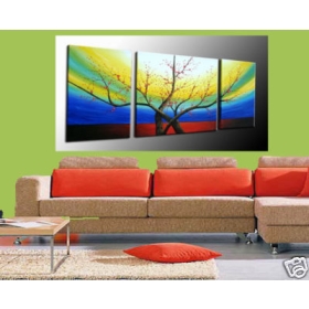 Wholesale ----MODERN ABSTRACT HUGE CANVAS OIL PAINTING--Free Shipping!--261