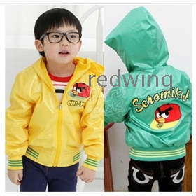 2012 autumn outfit new cute animals in male children's clothing  hooded coat dust coat wt - 0613