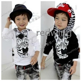 2012 autumn outfit new fashion the male children's wear girl's dress the  hooded health clothes coat wt - 0284