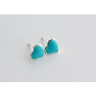 10pair/lot Sweet peach heart earring,cute girl earrings,Korea sexy jewelry, Valentine's Day gift, 2g  Free Shipping 