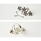 200pcs/lot  Four small plum flowers ring,alloy rings, Retro rings, fashion jewelry, rings,Valentine's Day gift Free Shipping 